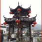 厂家定制美丽乡村双层观景凉亭青瓦古建重檐六角亭南派苏式古建亭